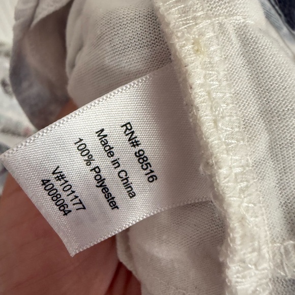 Coldwater Creek Tie-Dye Ruffle Tank Top Size 6 - Picture 4 of 4